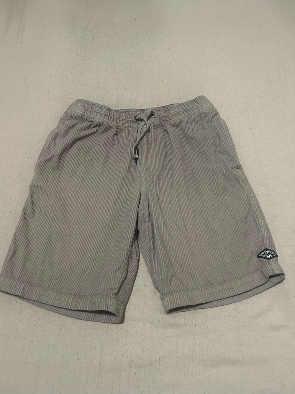 Billabong Gray Pinstripe Flat Front Shorts